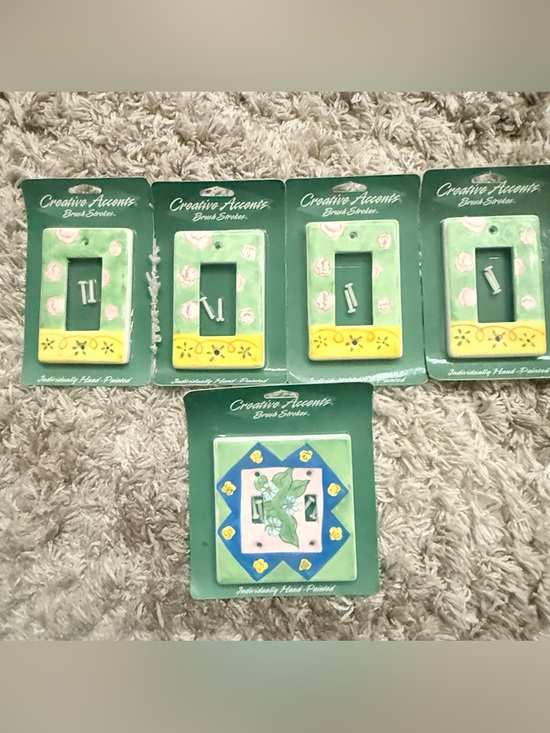 Other - Creative Accents Brush Strokes Decorative Light Switch Covers